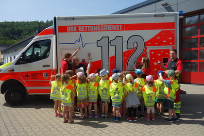 Besuch der Rettungswache